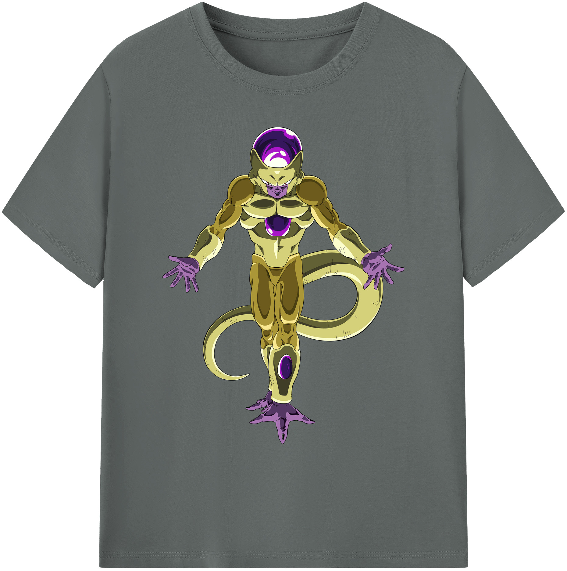 （画像用） ドラゴンボール フリーザ DRAGON BALL Frieza 綿100％ メンズ半袖Tシャツ｜肌触りやわらか＆通気性
